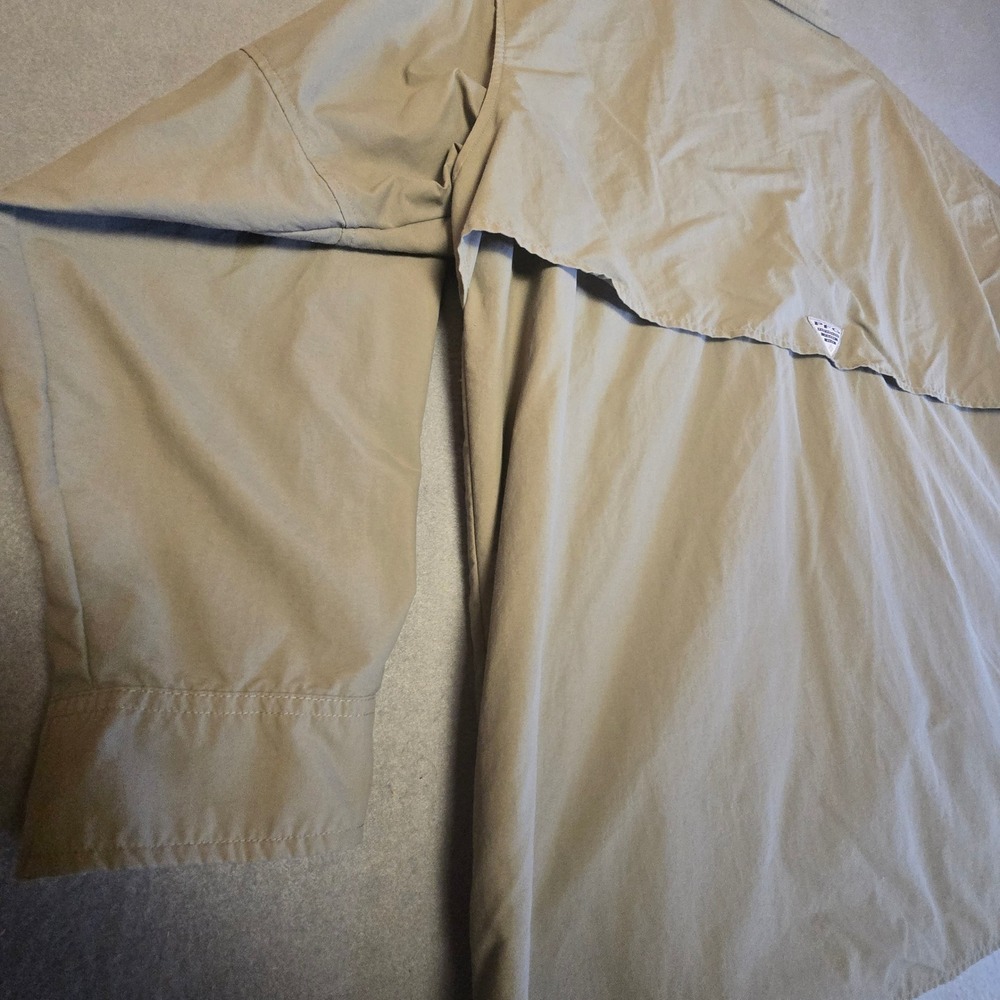 Columbia PFG Bahama II Long Sleeve Fishing Shirt Tan Khaki UPF 30 Mens 3XL - Picture 13 of 16